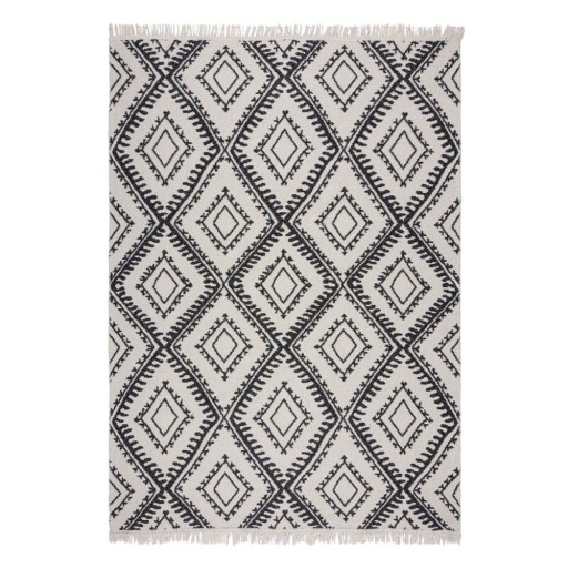 Covor negru-alb 80x150 cm Alix – Flair Rugs