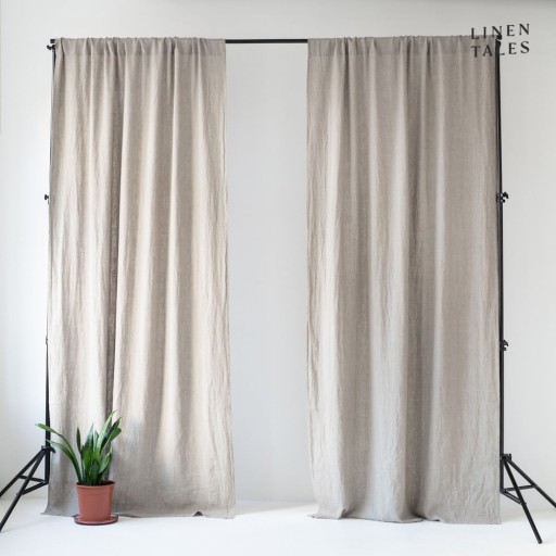 Draperie bej 140x200 cm Night Time – Linen Tales