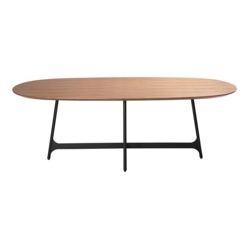 Masă de dining cu blat cu aspect de lemn de nuc 110x220 cm Ooid – DAN-FORM Denmark