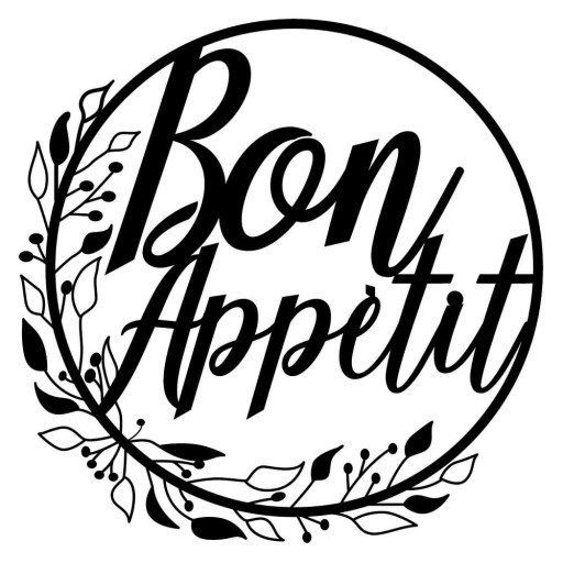 Decorațiune de perete din metal Bon Appetit – Wallity