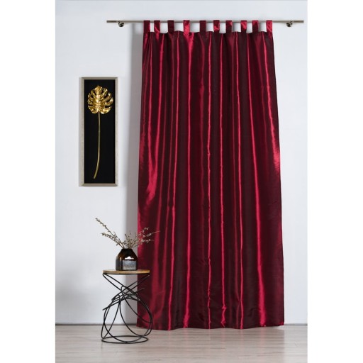 Draperie burgundy 140x245 cm Royal Taffeta – Mendola Fabrics