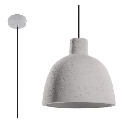 Lustră gri deschis ø 28 cm Filippo – Nice Lamps