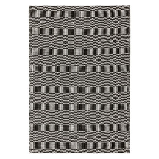 Covor negru din lână 100x150 cm Sloan – Asiatic Carpets