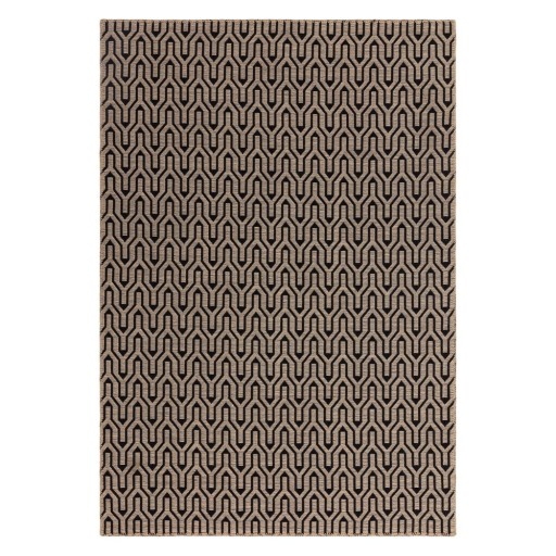 Covor negru/bej 120x170 cm Global – Asiatic Carpets