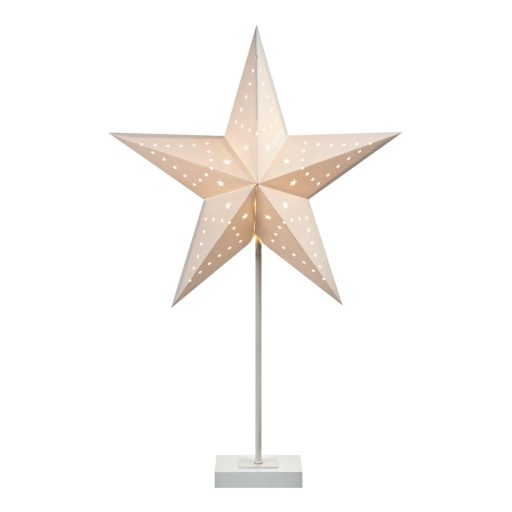 Decorațiune luminoasă albă ø 45 cm cu model de Crăciun Nord – Markslöjd