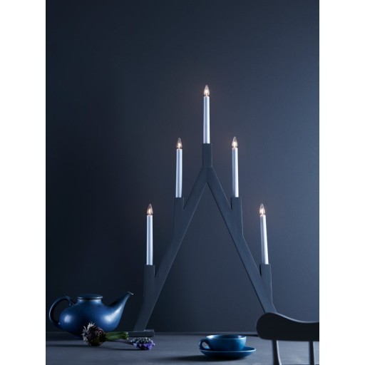 Decorațiune luminoasă gri cu model de Crăciun Bjurfors – Markslöjd