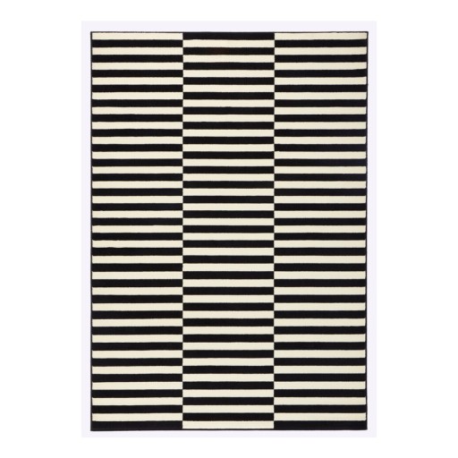 Covor Hanse Home Gloria Panel, 160x230 cm, negru-alb