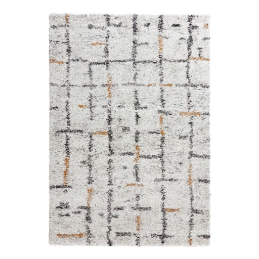 Covor Mint Rugs Grid, 200 x 290 cm, crem