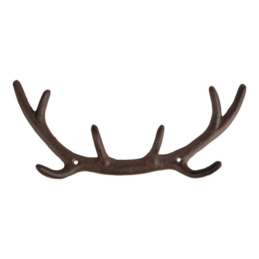 Cuier de perete maro din metal Antlers – Esschert Design