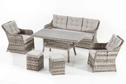 Set mobilier de gradina, Divona, Vivaldi, Crem