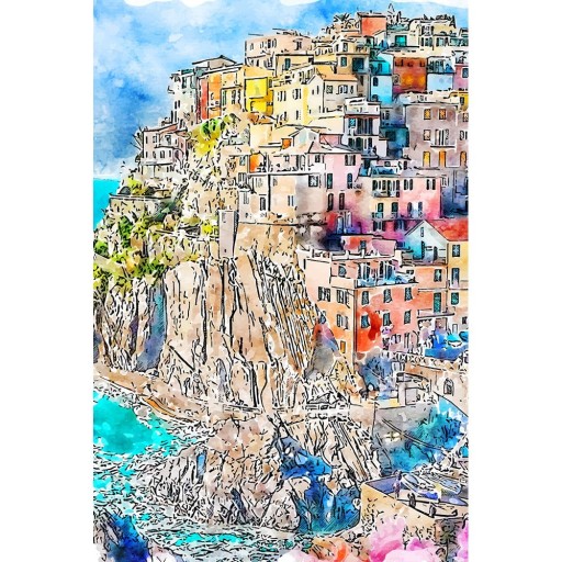 Tablou 60x90 cm Manarola – Fedkolor