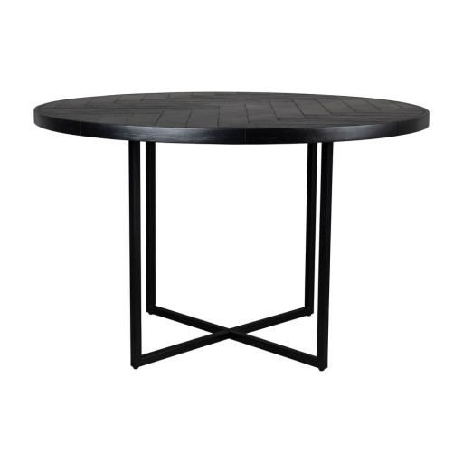 Masă de dining rotundă cu aspect de lemn de acacia ø 120 cm Class – Dutchbone