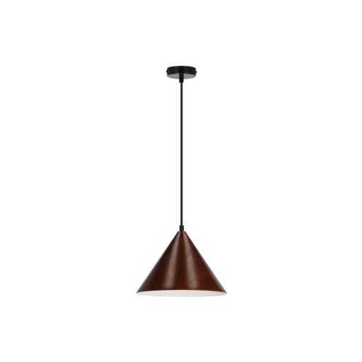 Lustră maro închis cu abajur din metal ø 25 cm Dunca – Candellux Lighting