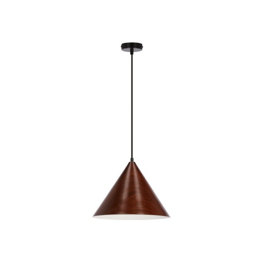 Lustră maro închis cu abajur din metal ø 32 cm Dunca – Candellux Lighting