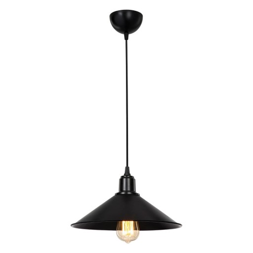 Plafonieră neagră din metal ø 30 cm – Squid Lighting