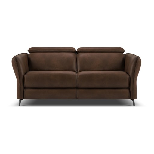 Canapea maro închis cu tapițerie din piele 103 cm Hubble – Windsor & Co Sofas