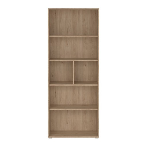 Bibliotecă cu aspect de lemn de stejar 80x205 cm Sign – Tvilum