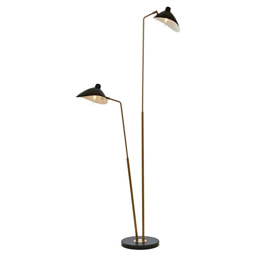 Lampadar, Aurora, 301AUR1718, Metal, Negru / Vintage