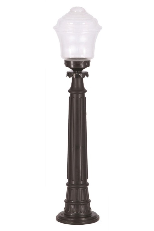 Lampadar de exterior, Avonni, 685AVN1323, Plastic ABS, Negru