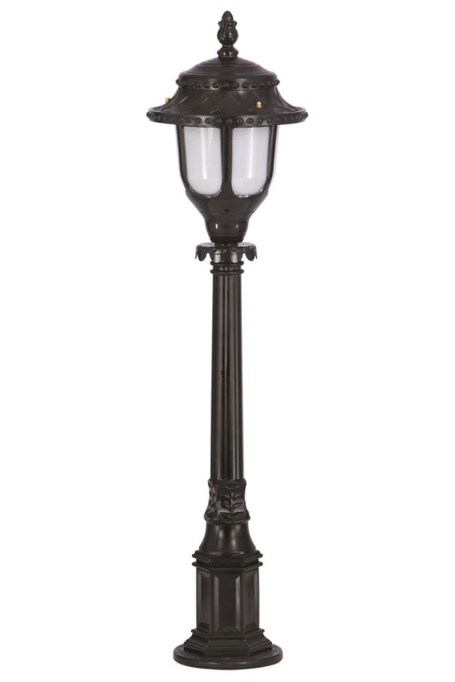 Lampadar de exterior, Avonni, 685AVN1196, Plastic ABS, Negru