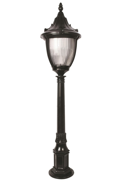 Lampadar de exterior, Avonni, 685AVN1240, Plastic ABS, Negru