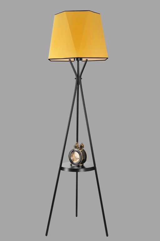 Lampadar, Luin, 534LUN3708, Metal, Galben mustar