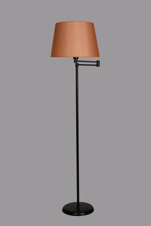 Lampadar, Luin, 534LUN3189, Metal, Negru/Portocaliu