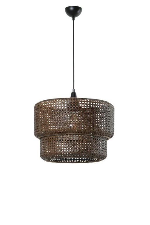 Lustra, Rattan, 941RTN1117, Ratan, Bronz