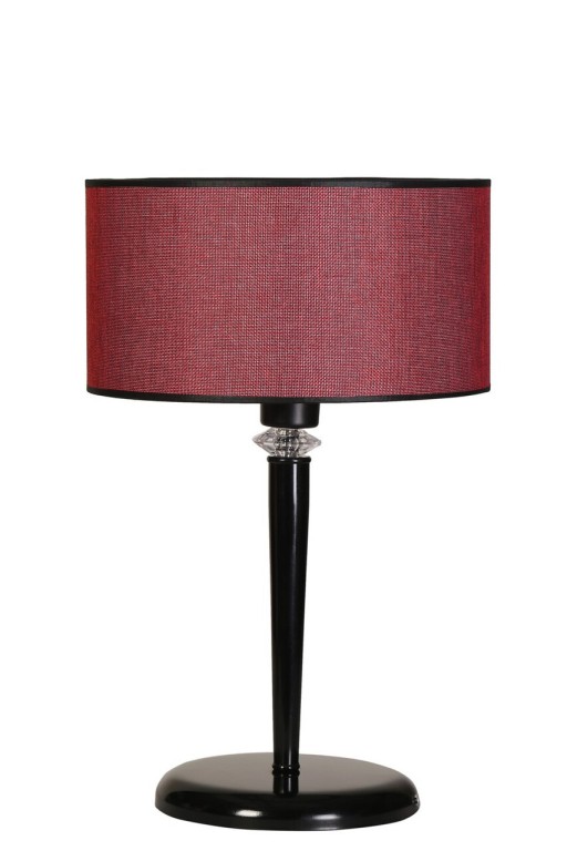 Lampa de masa, Stala, 846STL2789, Metal, Rosu claret