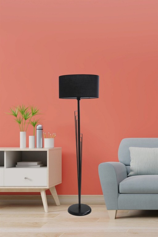 Lampadar, Stala, 846STL3552, Metal, Negru