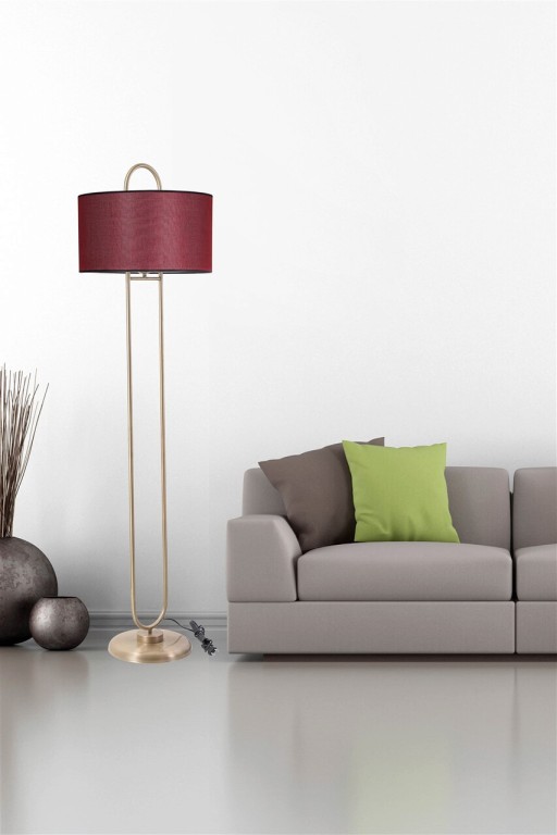 Lampadar, Stala, 846STL2964, Metal, Rosu claret