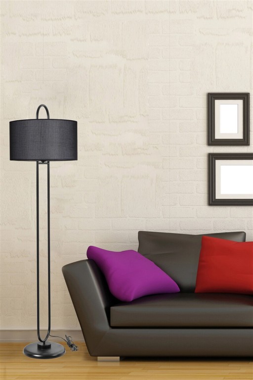 Lampadar, Stala, 846STL2960, Metal, Negru