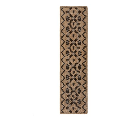 Covor tip traversă în culoare naturală din iută 60x230 cm Rowen – Flair Rugs