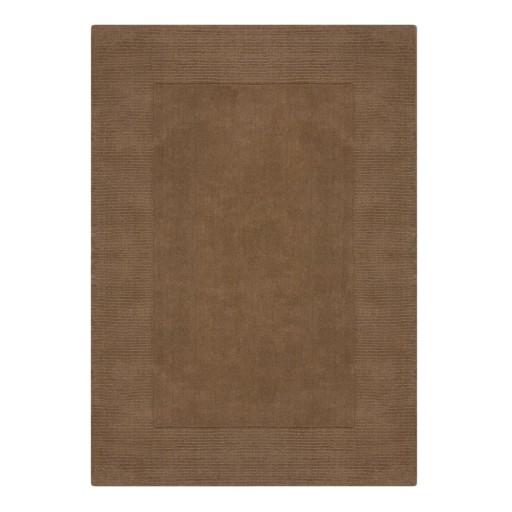 Covor maro din lână 160x230 cm – Flair Rugs