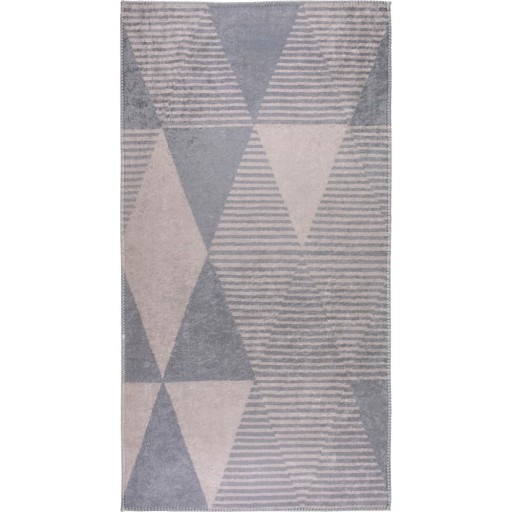 Covor gri-bej lavabil 50x80 cm – Vitaus