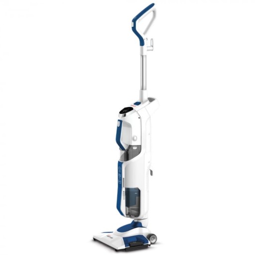 Aspirator Vertical cu Abur, Multifunctional, Polti Vaporetto 3 Clean Blue, 1800 W, 0.5 l, Cyclonic, Alb Albastru