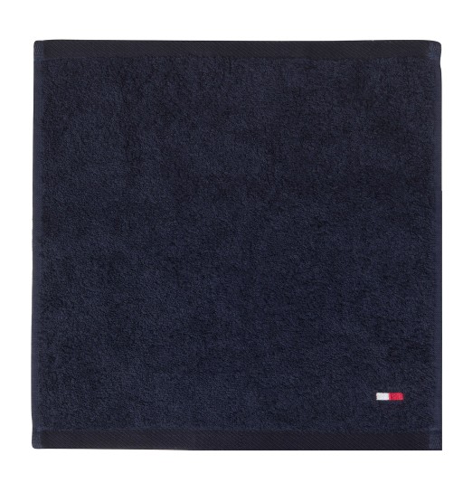 Prosop baie Tommy Hilfiger Plain 2 30x30cm Albastru Navy