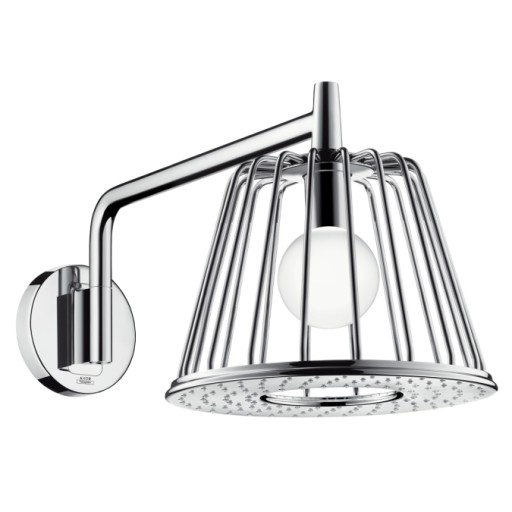 Palarie dus cu lampa LED Hansgrohe Axor Nendo prindere perete