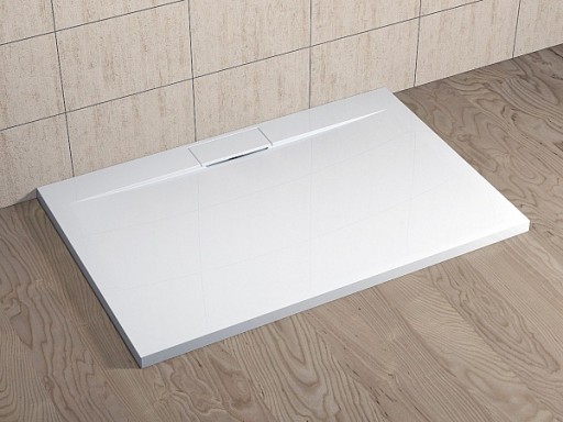 Cadita de dus dreptunghiulara Radaway Giaros D 120x80 cm marmura compozita