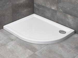 Cadita de dus asimetrica Radaway Tasos E 100x80cm orientare stanga