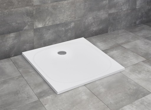 Cadita dus patrata marmura slim Radaway Zantos C 90x90x3 2cm