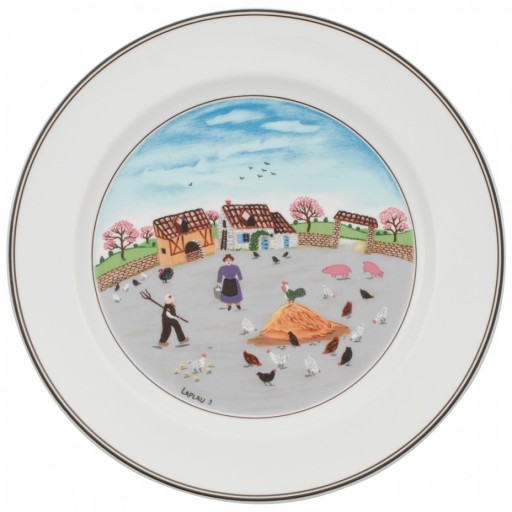 Farfurie plata Villeroy & Boch Design Naif Poultry Farm 27 cm