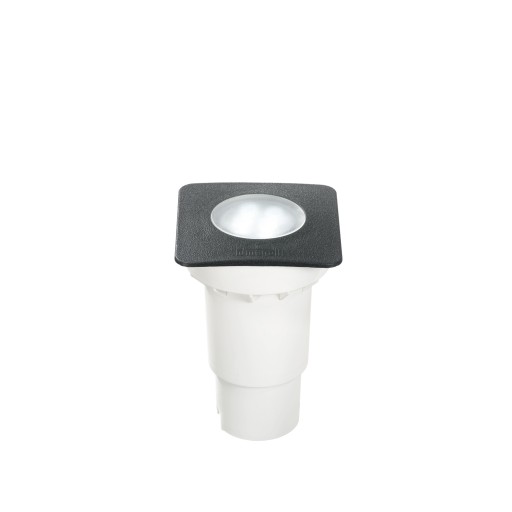 Aplica de exterior Ideal Lux Ceci Square FI1 Small LED 1x4.5W 9x13.5cm negru