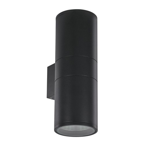 Aplica de exterior Ideal Lux Gun AP2 Big 2x60W 11x31cm negru