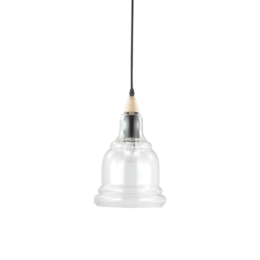 Suspensie Ideal Lux Gretel SP1 1x60W 20x50-145cm negru