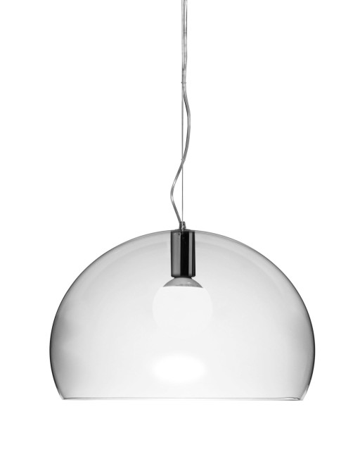 Suspensie Kartell FL/Y design Ferruccio Laviani E27 max 15W LED h33cm transparent