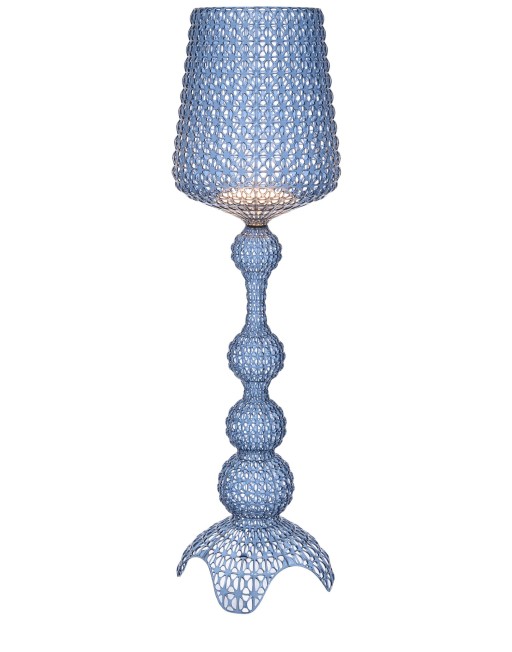 Lampadar Kartell Kabuki design Ferruccio Laviani LED 25W h165cm bleu transparent