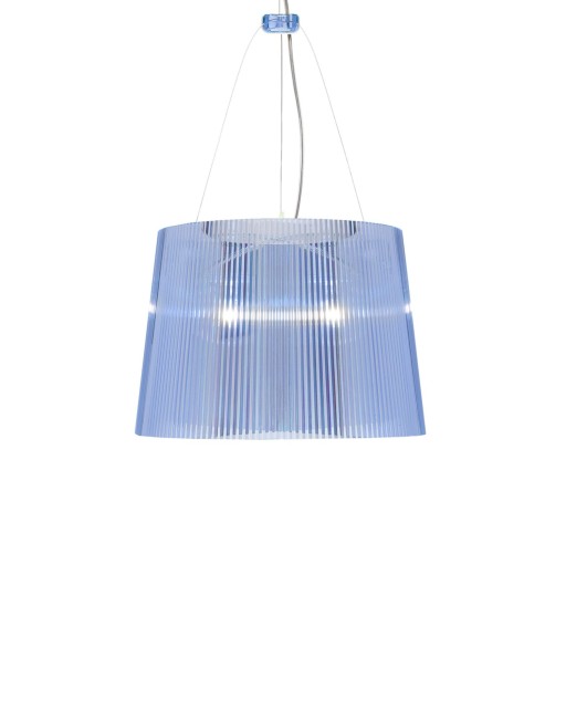 Suspensie Kartell Ge' design Ferruccio Laviani E27 max 70W h37cm bleu transparent