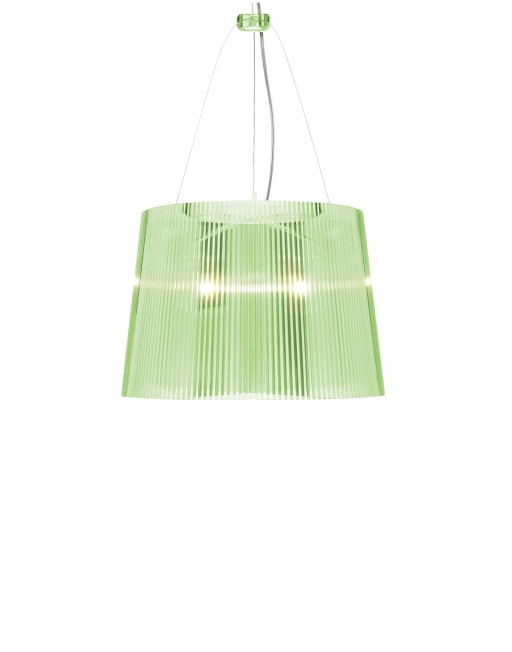 Suspensie Kartell Ge' design Ferruccio Laviani E27 max 70W h37cm verde transparent