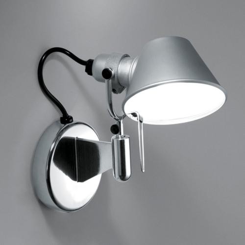 Aplica Artemide Tolomeo Micro Faretto design Michele De Lucchi Giancarlo Fassina LED 8W aluminiu